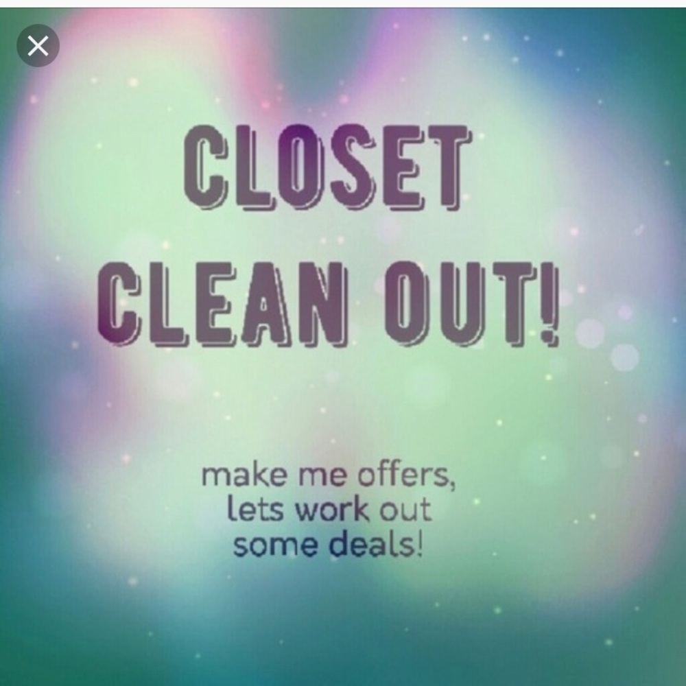 closet clean out!